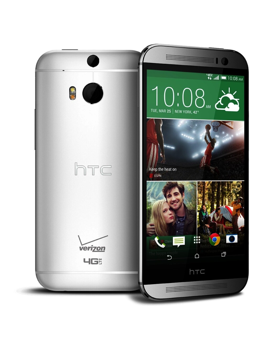 HTC One M8 Unlocked Phone with Dual 4 MP Primary Camera, 3G, 32GB Storage,…
